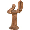 Noir Buddha Counter Stool - Teak, 19" W