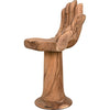 Noir Buddha Counter Stool - Teak, 19" W