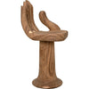 Noir Buddha Counter Stool - Teak, 19" W