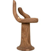 Noir Buddha Counter Stool - Teak, 19" W