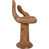 Noir Buddha Counter Stool - Teak, 19" W