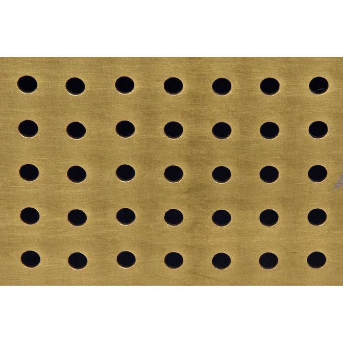 Noir Sedes Counter Stool, Steel w/ Brass Finish, 16" W