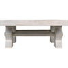 Noir Suzu Coffee Table, White Wash - Mahogany & Veneer, 38"