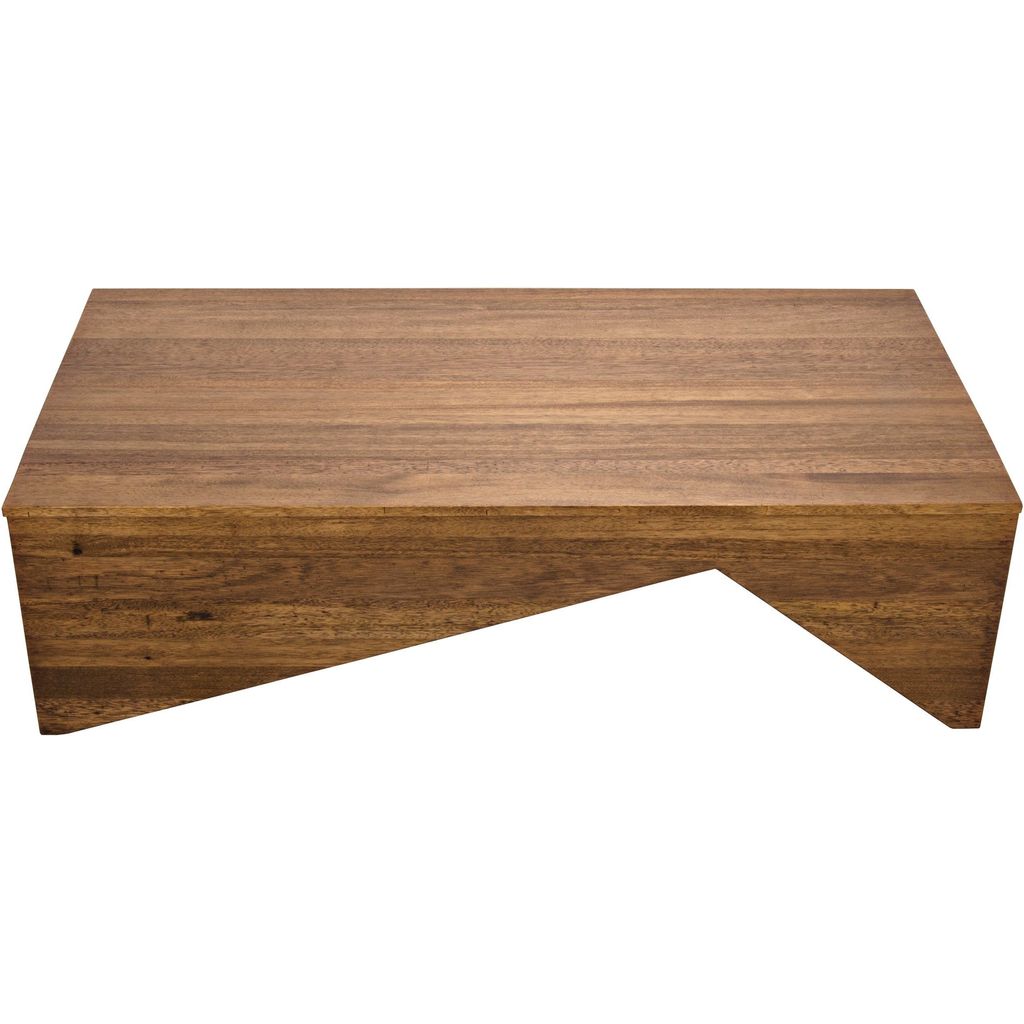 Noir Daiki Coffee Table, Dark Walnut, 32"