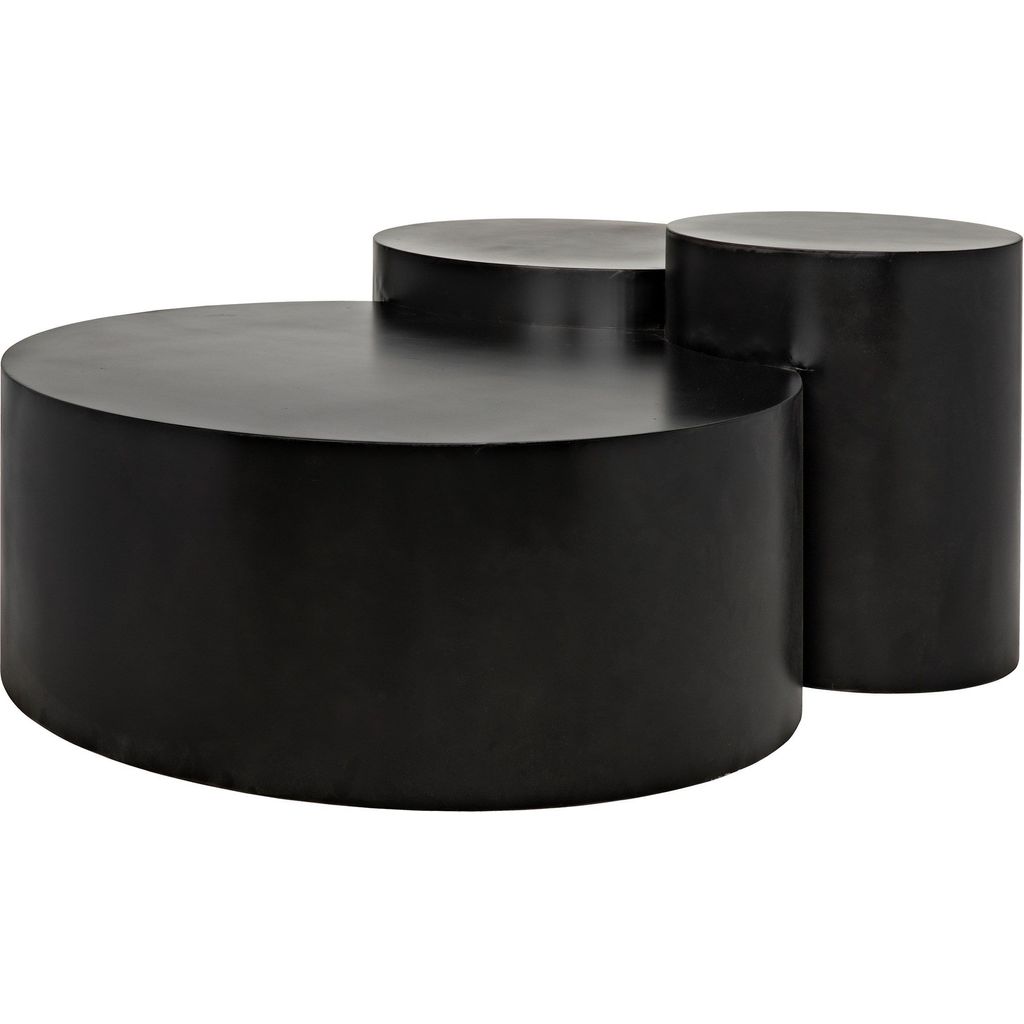 Primary vendor image of Noir Ella Coffee Table, Black Steel, 40"