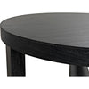 Noir Joel Coffee Table, Cinder Black - Mahogany & Veneer, 40"