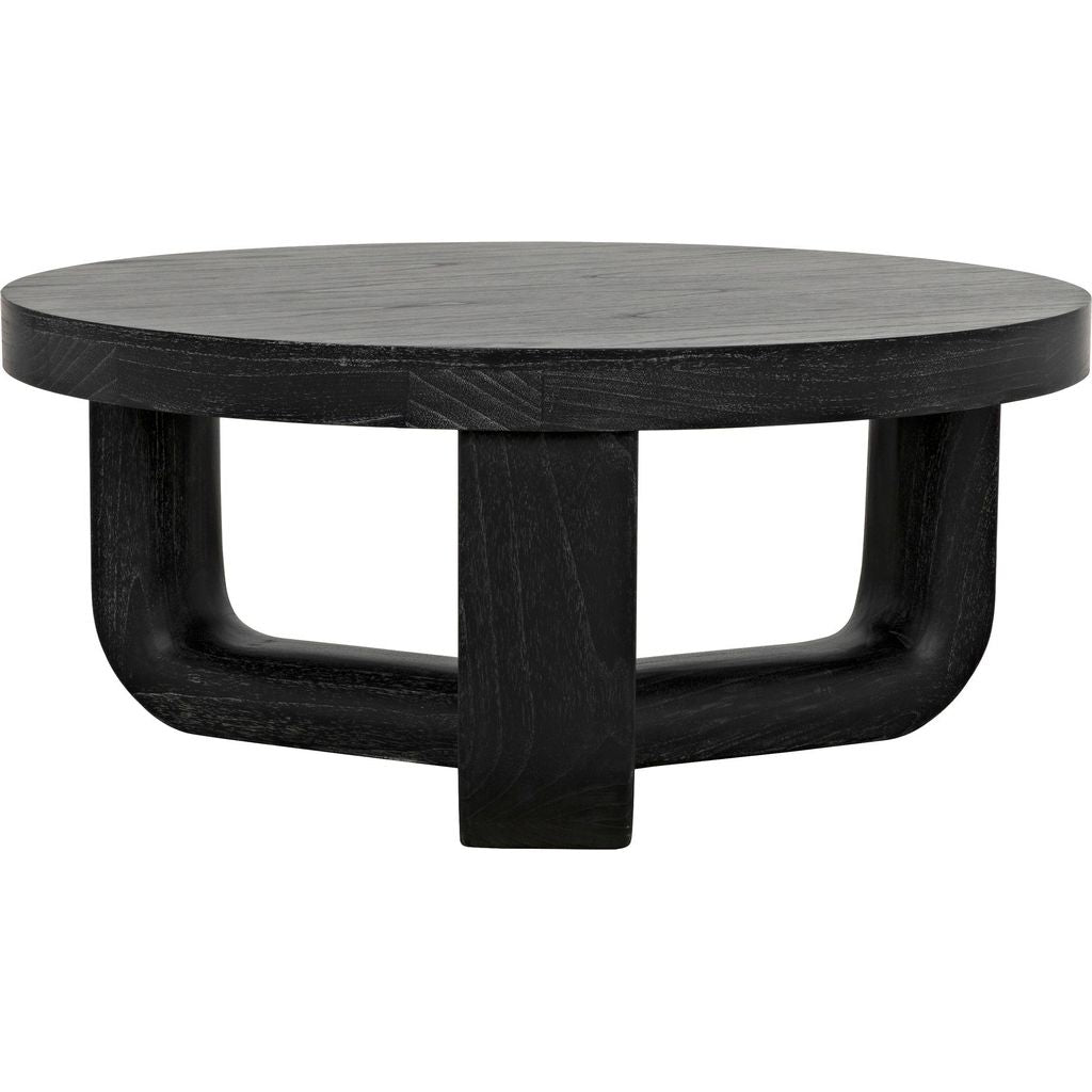 Primary vendor image of Noir Joel Coffee Table, Cinder Black - Mahogany & Veneer, 40"