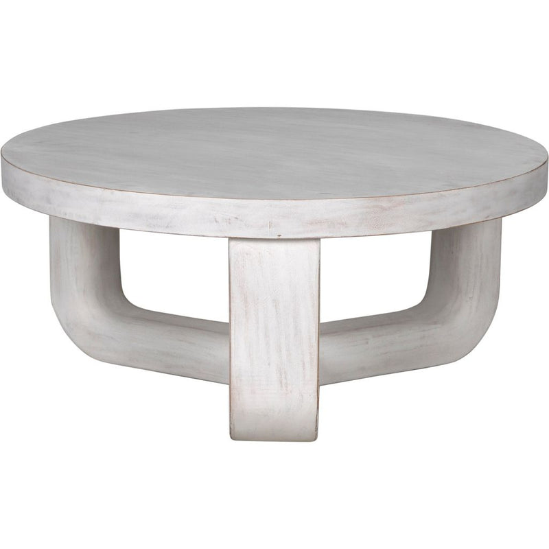 Primary vendor image of Noir Joel Coffee Table, White Wash - Mahogany & Veneer, 40