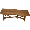 Noir Fenton Coffee Table, Gold Teak, 30.5"