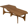 Noir Fenton Coffee Table, Gold Teak, 30.5"