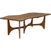 Noir Fenton Coffee Table, Gold Teak, 30.5"