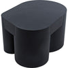 Noir Bain Coffee Table, Black Steel, 24"