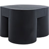 Primary vendor image of Noir Bain Coffee Table, Black Steel, 24"