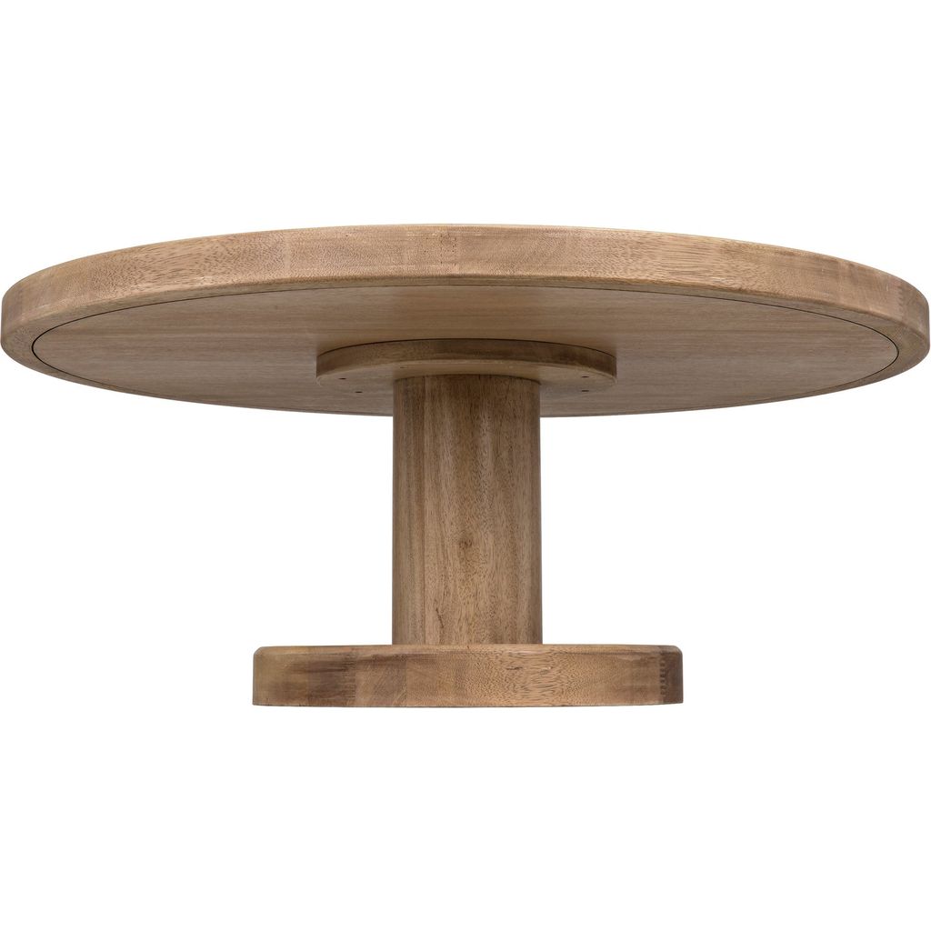 Noir Milena Coffee Table, Washed Walnut, 48"