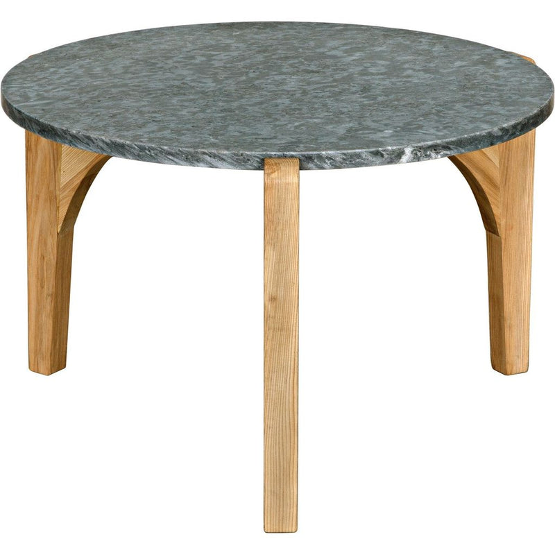 Primary vendor image of Noir Confucius Coffee Table - Elm & Night Snow Marble, 33.5