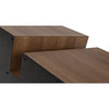 Noir Nido Coffee Table, Black Steel, 32"