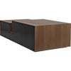 Noir Nido Coffee Table, Black Steel, 32"