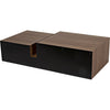 Noir Nido Coffee Table, Black Steel, 32"