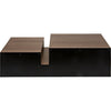 Noir Nido Coffee Table, Black Steel, 32"