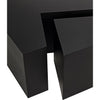 Noir Element Coffee Table, Black Steel, 36"