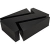 Noir Element Coffee Table, Black Steel, 36"