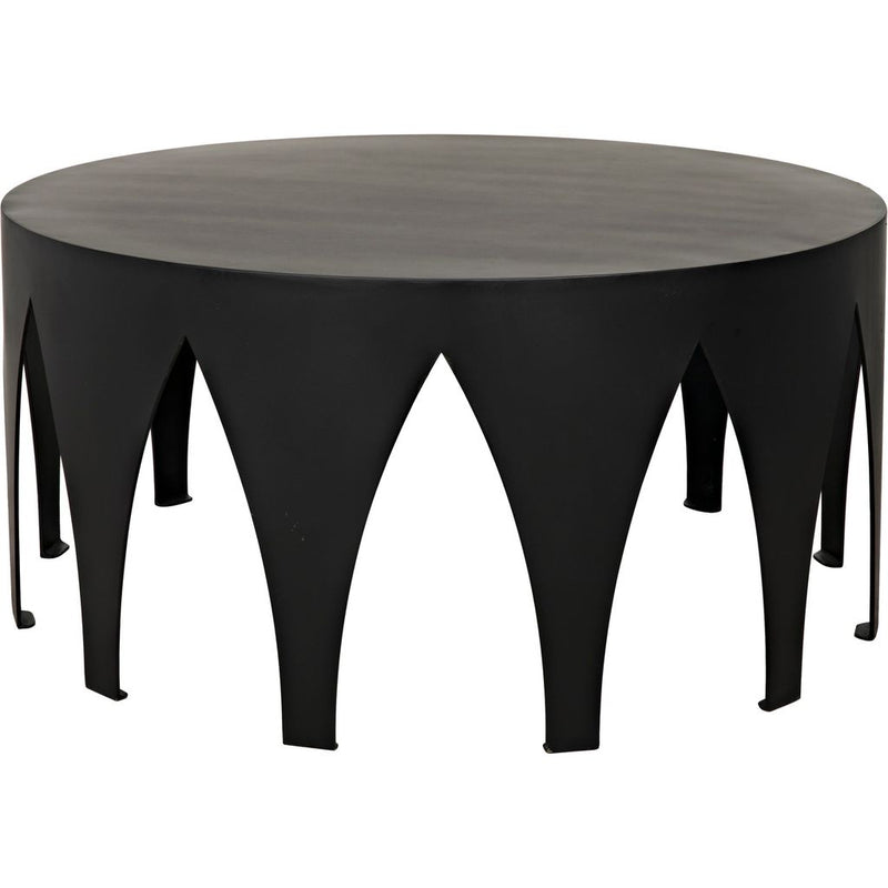 Primary vendor image of Noir Morocco Coffee Table, Black Steel, 36