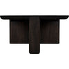 Noir Hagen Coffee Table, Ebony Walnut, 30"