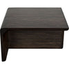 Noir Hagen Coffee Table, Ebony Walnut, 30"