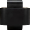 Noir Nodum Accent Table, Black Steel, 22"