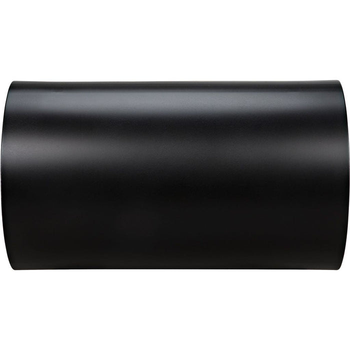 Noir Hera Coffee Table, Black Steel, 24"