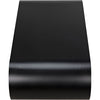 Noir Hera Coffee Table, Black Steel, 24"