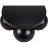 Noir Lambreta Coffee Table, Black Steel, 34"