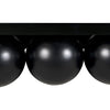 Noir Lambreta Coffee Table, Black Steel, 34"