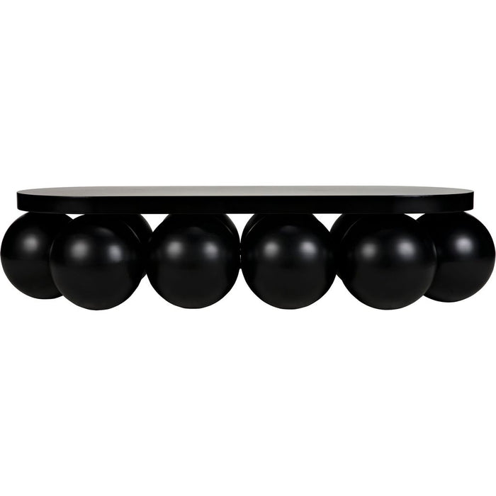 Primary vendor image of Noir Lambreta Coffee Table, Black Steel, 34"