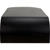 Noir Rosario Coffee Table, Black Steel, 32"