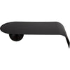 Noir Rosario Coffee Table, Black Steel, 32"