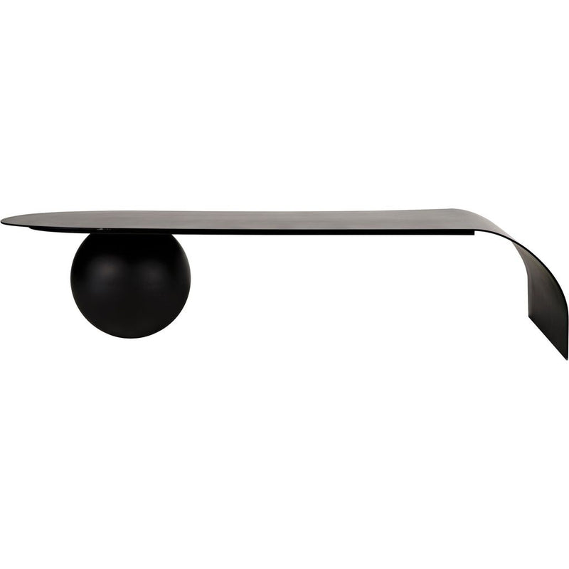 Primary vendor image of Noir Rosario Coffee Table, Black Steel, 32