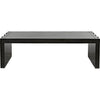 Noir Milton Coffee Table, Pale - Mahogany & Veneer, 28"