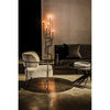 Noir Spider Coffee Table, Black Metal - Industrial Steel, 40"