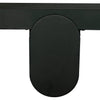 Noir Evora Coffee Table, Black Metal - Industrial Steel, 17"