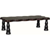 Noir Lilly Coffee Table, Pale - Mahogany, 32"