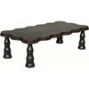 Noir Lilly Coffee Table, Pale - Mahogany, 32"