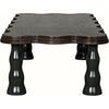 Noir Lilly Coffee Table, Pale - Mahogany, 32"