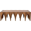 Noir Zelenko Coffee Table, Dark Walnut, 32"