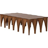 Noir Zelenko Coffee Table, Dark Walnut, 32"