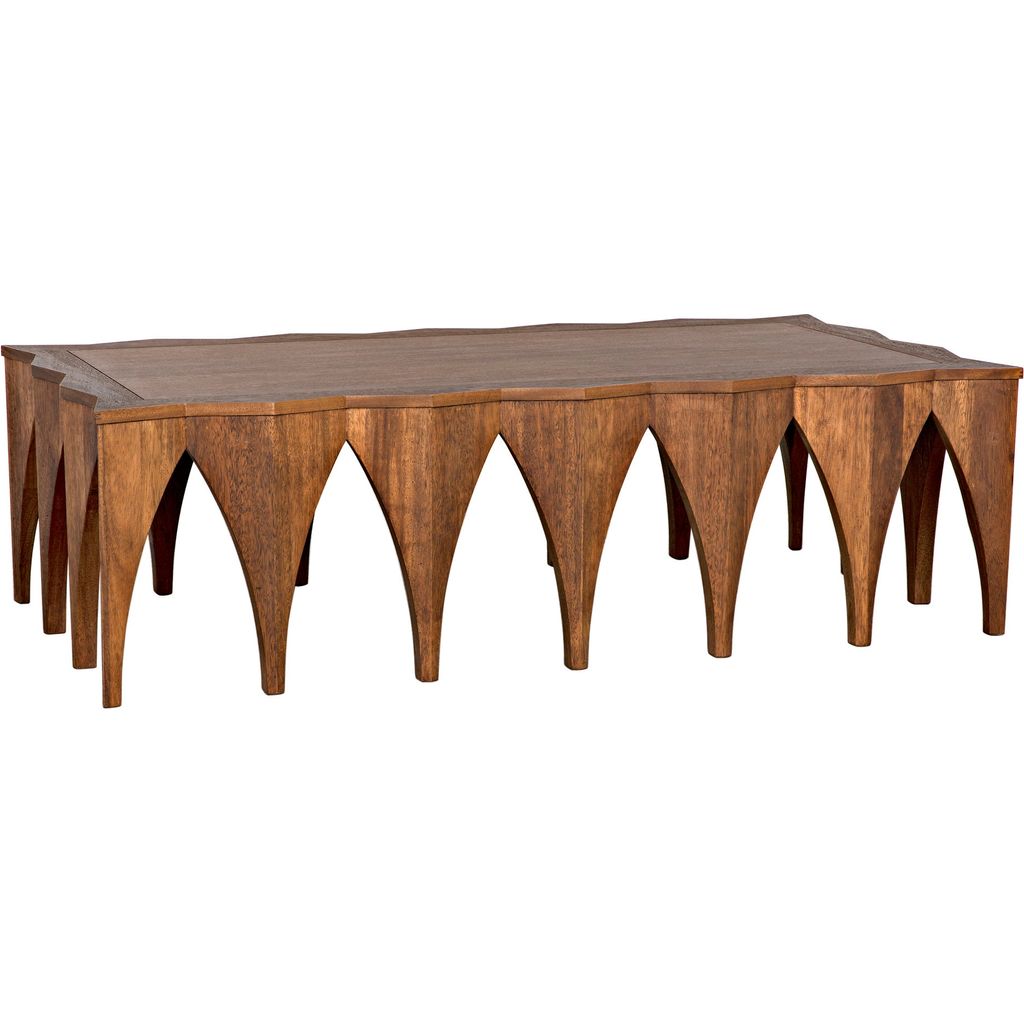 Primary vendor image of Noir Zelenko Coffee Table, Dark Walnut, 32"