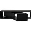 Noir Keweco Coffee Table - Industrial Steel, 58"