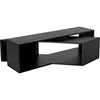 Noir Keweco Coffee Table - Industrial Steel, 58"