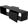 Noir Keweco Coffee Table - Industrial Steel, 58"