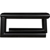 Noir Emerson Coffee Table - Industrial Steel, 36"